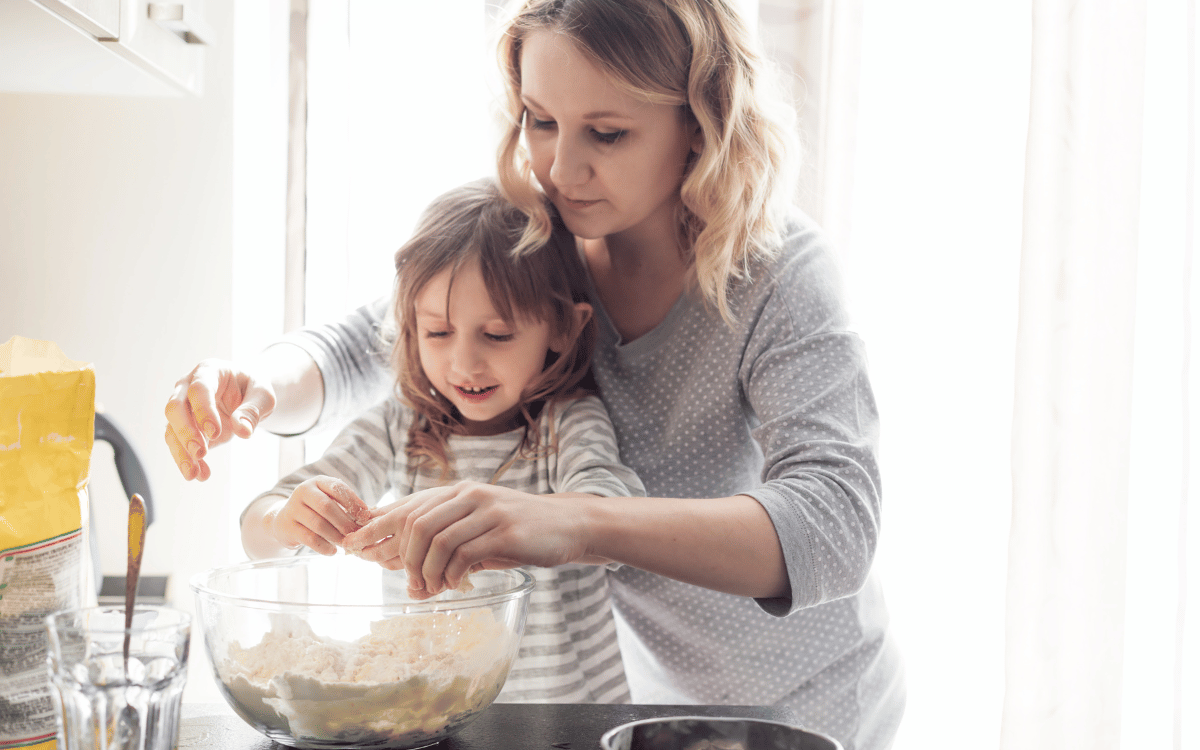 Parent and child cooking class